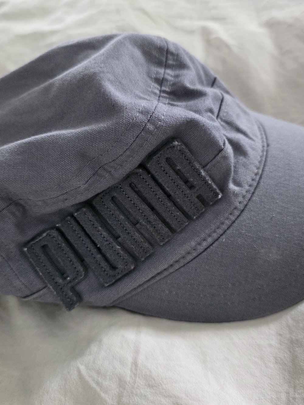 Puma Women's Gray Embroidered Logo Cap